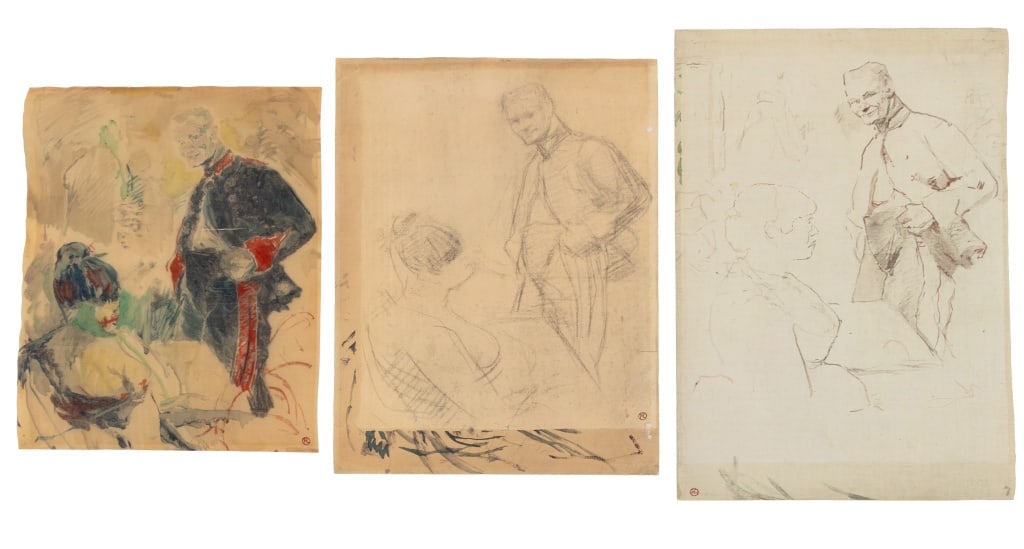 After Toulouse-Lautrec "Artilleur et Femme", 3 (1 of 11)