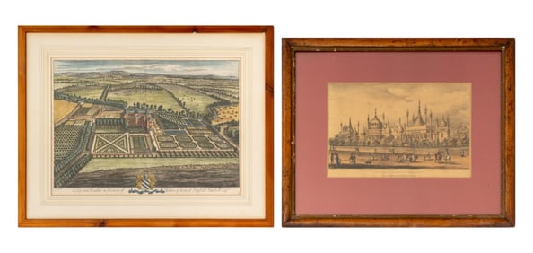 Johanes Kip, Etc. English Architectural Prints, 2