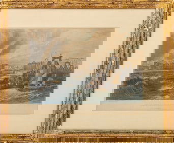 J.M.W. Turner Brighthelmston Hand-Colored Etching