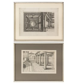 Hans Vredeman de Vries "Perspective" Etchings, 2