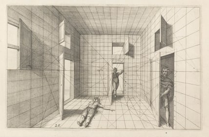 Hans Vredeman de Vries "Perspective" Etching