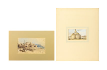 European Architectural Studies Watercolors, 2