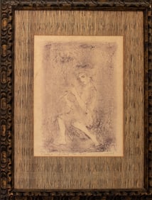 Edna Hibel Flute Player Lithograph