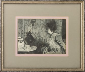 Hans Von Neumann "Empire" Etching Aquatint, 1903