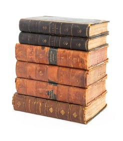Antique Leather-Bound Novels, 5