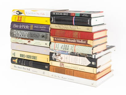 Biographical & Historical Books, 20: Group of Twenty Biographical and Historical Books, comprising: "The Whitney Women", Miller Biddle, Flora, "Consuela and Alva Vanderbilt: The Story of a Daughter and a Mother in the Gilded Age:, Macken