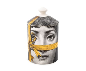 Fornasetti "Profumi" Porcelain Covered Candle Jar
