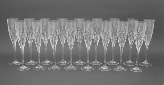 Cartier "Danse de Feu" Champagne Flutes, 17