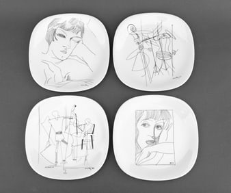 Man Ray x Block Langenthal Porcelain Plates, 4