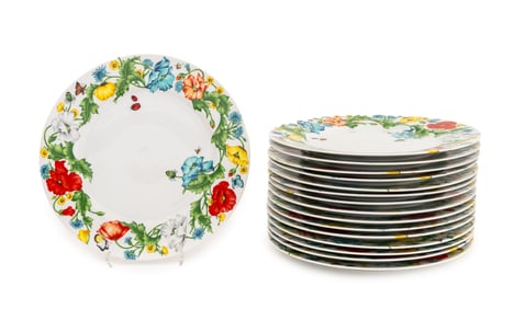 Emilio Bergamin x Taitu I Fiori Dinner Plates, 16