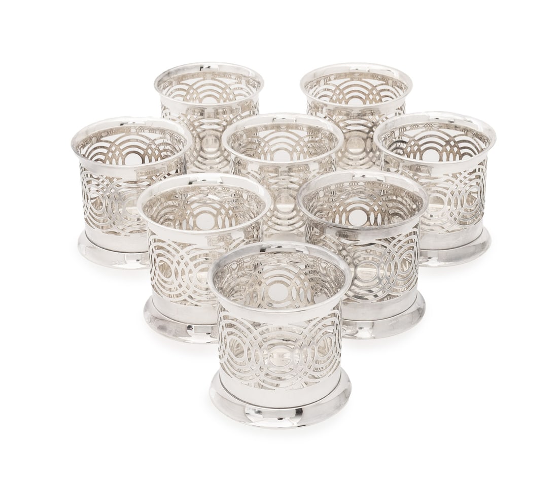 Ralph Lauren Silver Plate Candle Holders, 8 (1 of 6)