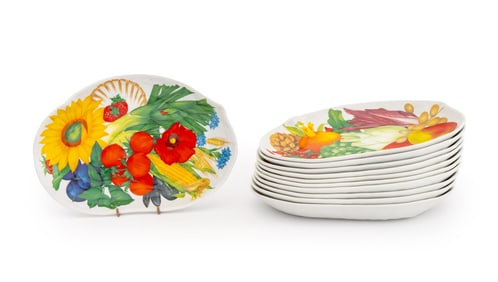 Emilio Bergamin for Taitu "Le Stagioni" Trays, 11