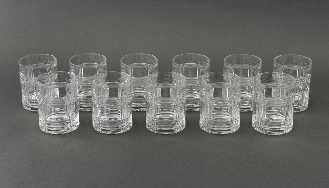 Ralph Lauren "Glen Plaid" Crystal Glasses, 11 (1 of 6)