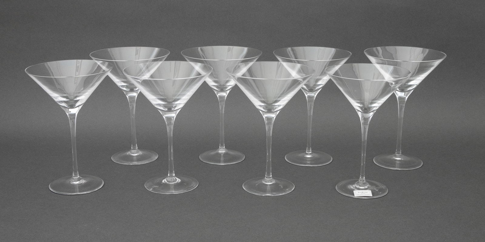 Ralph Lauren Clear Glass Martini Glasses, 8 (1 of 9)