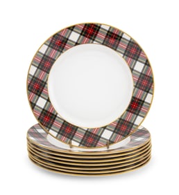 Ralph Lauren "Skyler" Porcelain Salad Plates, 8
