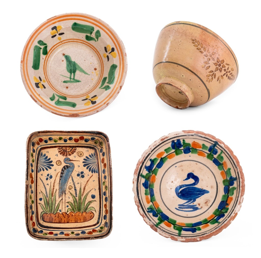 Talavera Pottery Bowls & Serving Tray, 4 Pcs. (1 of 7)