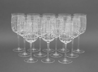 Ralph Lauren "Foster" Crystal Stemware, 12 Pcs.