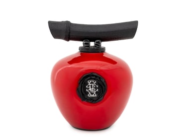 Matthew Lovein Red Wish Keeper Raku Pottery Vessel