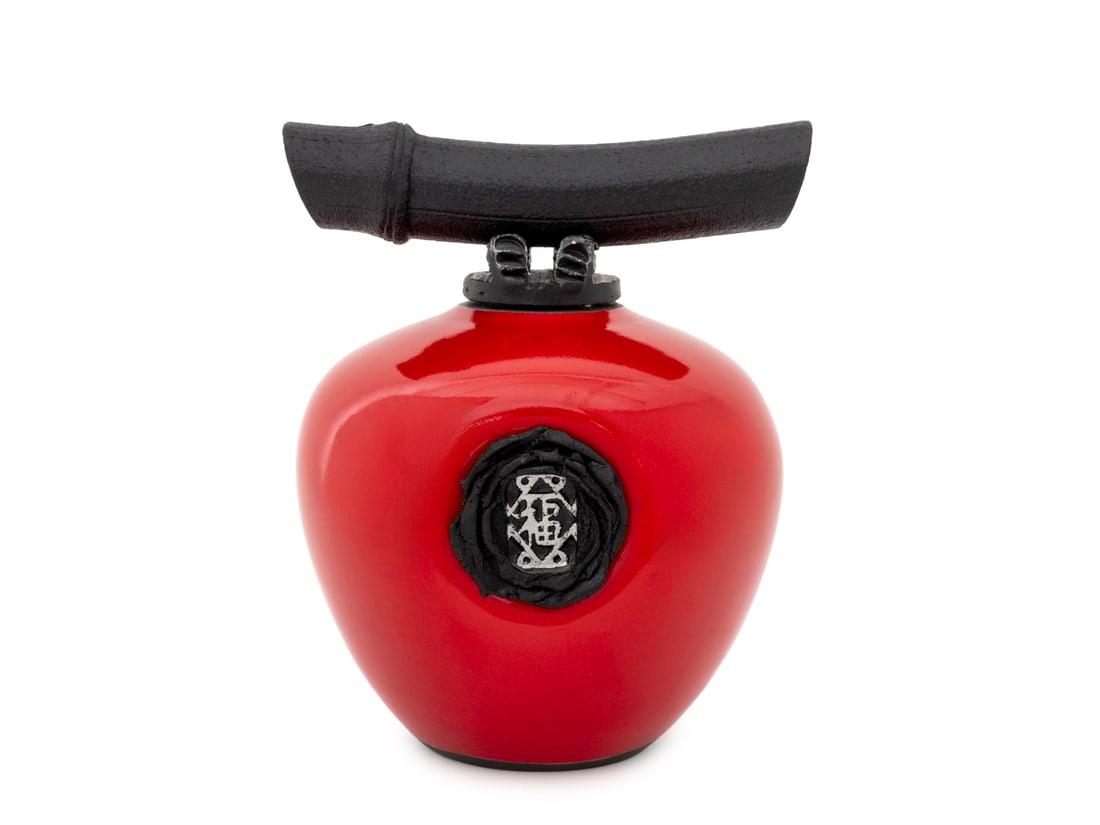 Matthew Lovein Red Wish Keeper Raku Pottery Vessel (1 of 11)