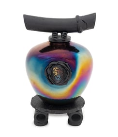 Matthew Lovein Wish Keeper Raku Pottery Vessel