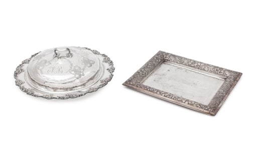 Barbour Silver Co. Silver Plate Tableware, 2 Pcs.