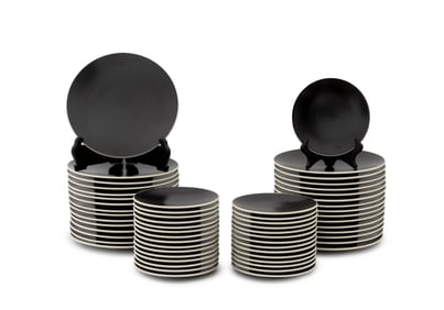 Vignelli for Sasaki Ceramic Dinnerware, 60 Pcs.