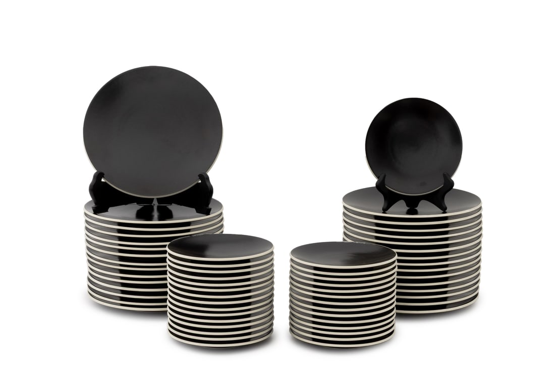 Vignelli for Sasaki Ceramic Dinnerware, 60 Pcs. (1 of 7)