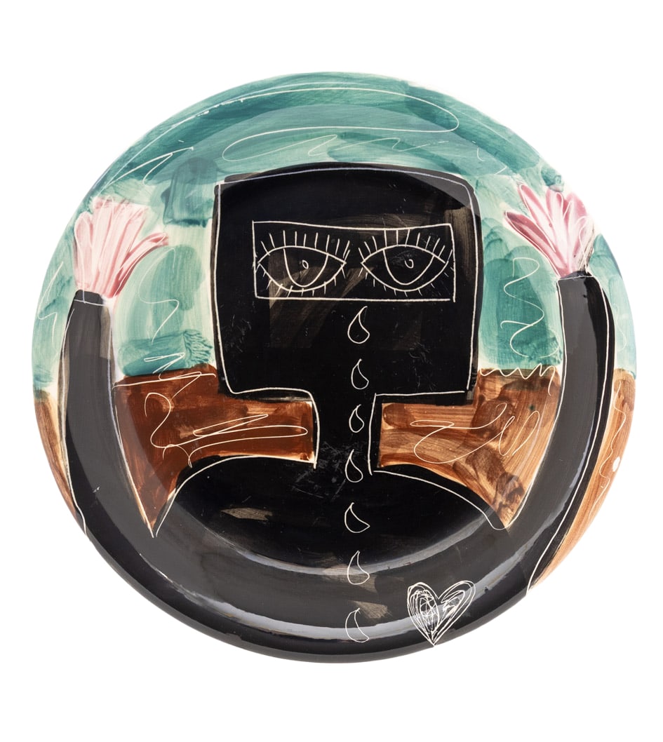 Pamela Irving Art Pottery Plate, 1995 (1 of 6)