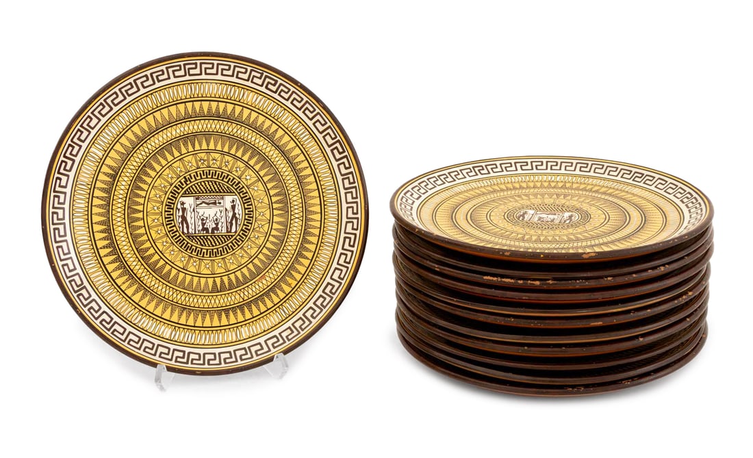 After the Antique Greek Attic Geometric Plates, 12 (1 of 9)