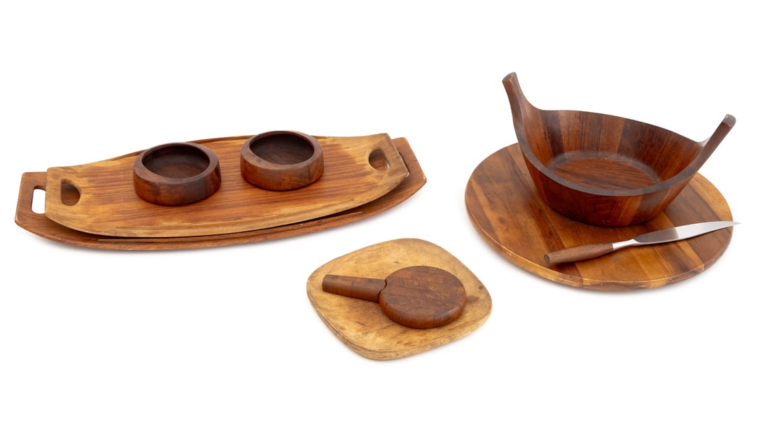 Dansk Designs Teak Wood Tableware, 9 Pcs. (1 of 19)