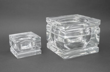 Michael Kazan Acrylic Tableware, 2 Pcs.