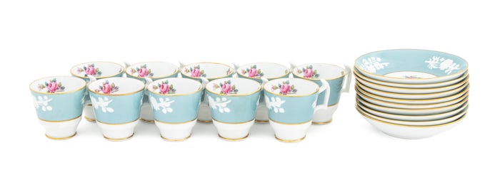 Spode Porcelain Cafe Noir Service for 10