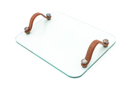 Modern Glass Serving Tray