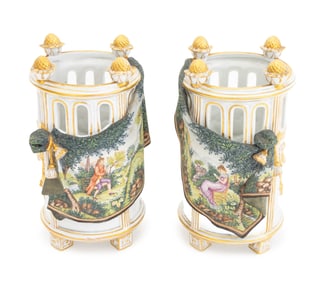 C.G. Schierholz & Sohn Porcelain Centerpieces, 2