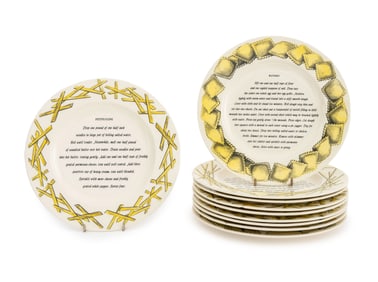 Homer Laughlin x Intento "Pasta" Plates, 10