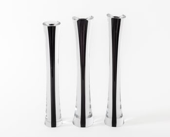 Anna Torfs "Sirena" Glass Candlesticks, 3
