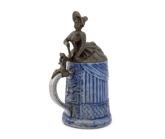 Hauber & Reuther Bustle Lady Character Stein