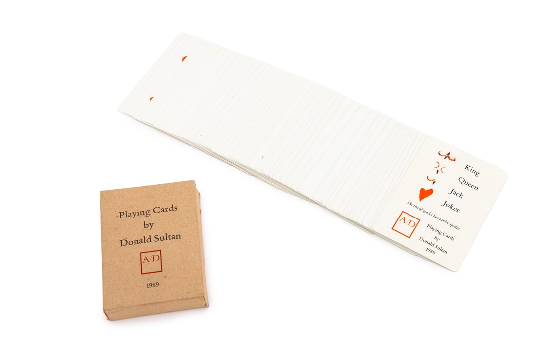 Donald Sultan Playing Cards, 1989 (1 of 6)