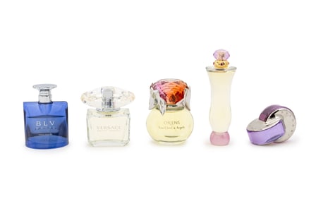 Versace, Etc. Designer Perfume Bottles, 5