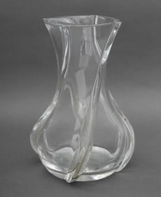 Baccarat "Serpentin" Crystal Vase