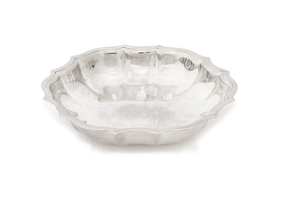 Tiffany & Co. Silver Plate Scalloped Dish