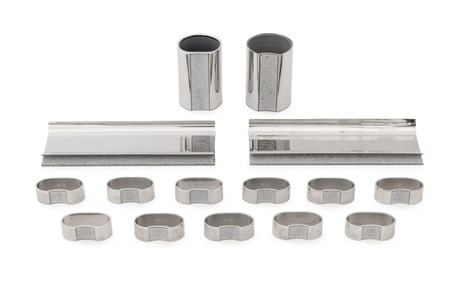 Swarovski "Ambiray" Crystal & Steel Tableware, 16