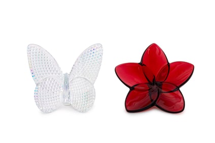 Baccarat Crystal Ornaments, 2