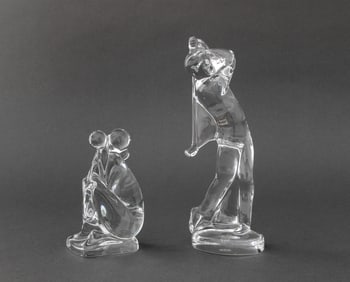 Baccarat "Augusta" & "Naked Tenderness" Figures, 2