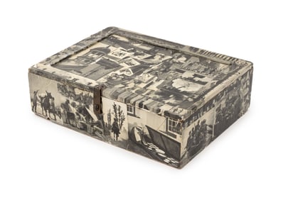 Folk Art Decoupage Wood Box