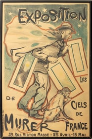 Ernest-Andre Andreas "Les Ciels de France" Poster
