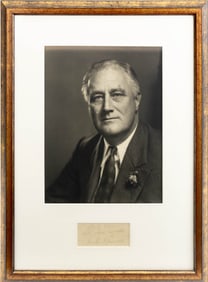 Franklin D. Roosevelt Photograph and Ephemera, 2