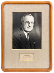 Harry S. Truman Signed Photograph, 1955