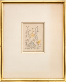 Yves Tanguy "L'Antitete" Etching and Aquatint