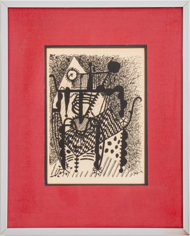 After Pablo Picasso "Helene Archimede" Woodcut (1 of 8)